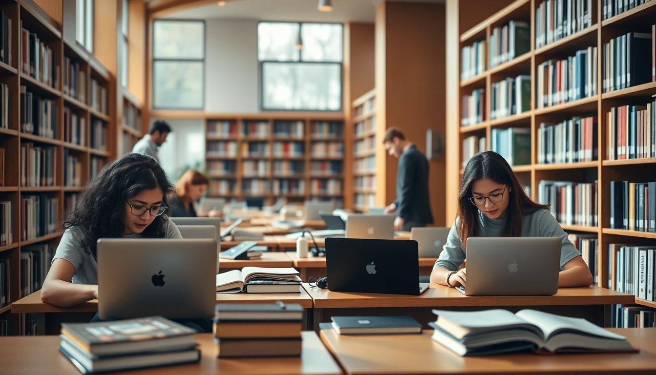Structured study materials and learning resources on a desk